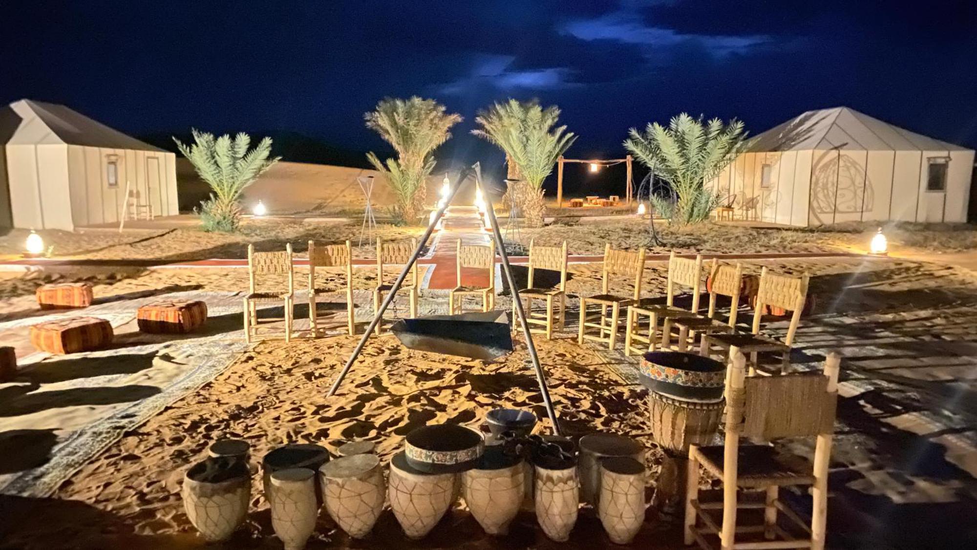 Erg Chebbi Sahara Camp Hotel Merzouga Buitenkant foto
